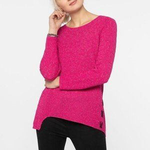 NIC+ZOE Pink Crew Neck Sweater